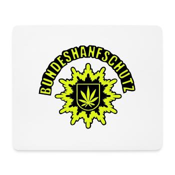 Federal Hemp protection, simplistic, with - Mouse Pad (horizontal) - white - Front