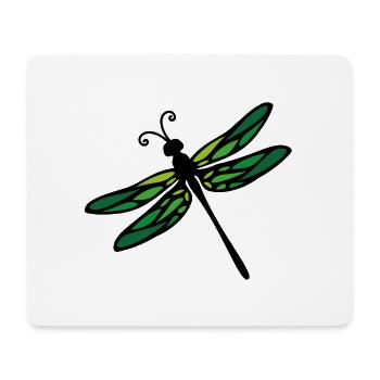 dragon-fly - Mouse Pad (horizontal) - white - Front
