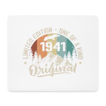 1941 Original Cadeau Anniversaire Vintage 1941 - Tapis de souris (format paysage) - blanc - Devant