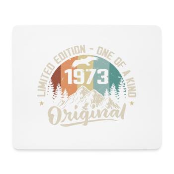 1973 Original Cadeau Anniversaire Vintage 1973 - Tapis de souris (format paysage) - blanc - Devant