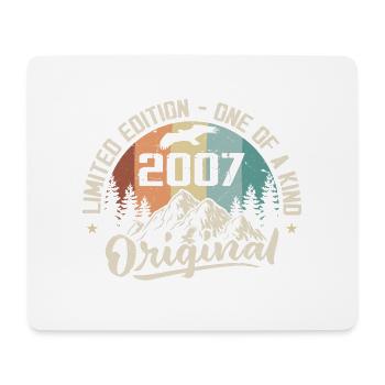 2007 Original Vintage Jubiläumsgeschenk 2007 - Mousepad (Querformat) - Weiß - Vorne