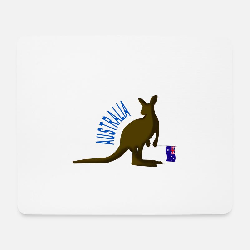 australia - Australien - Mousepad (Querformat) - Weiß