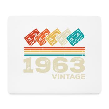 Legendary Since 1963 Vintage Retro Anniversary - Mouse Pad (horizontal) - white - Front