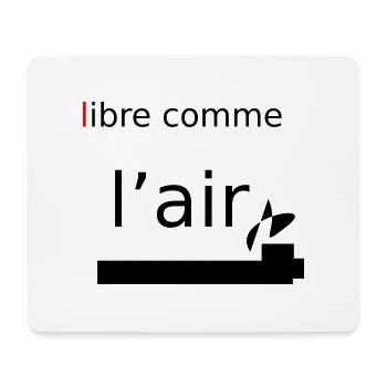 Nouveau projet - Tapis de souris (format paysage) - blanc - Devant