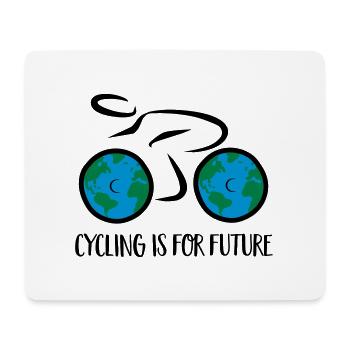 bicycle - Mouse Pad (horizontal) - white - Front