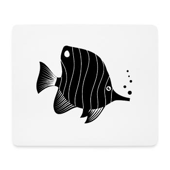 Fish Aquarium Marine Animal Climate Environmental Protection - Mouse Pad (horizontal) - white - Front
