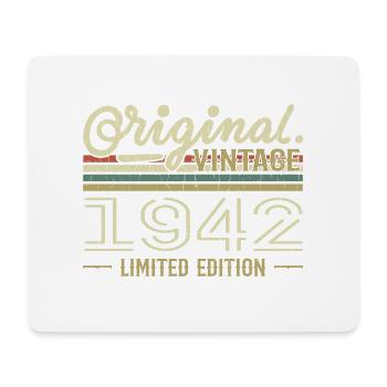1942 Retro Geburtstag 1942 Original 1942 Jahrgang - Mousepad (Querformat) - Weiß - Vorne