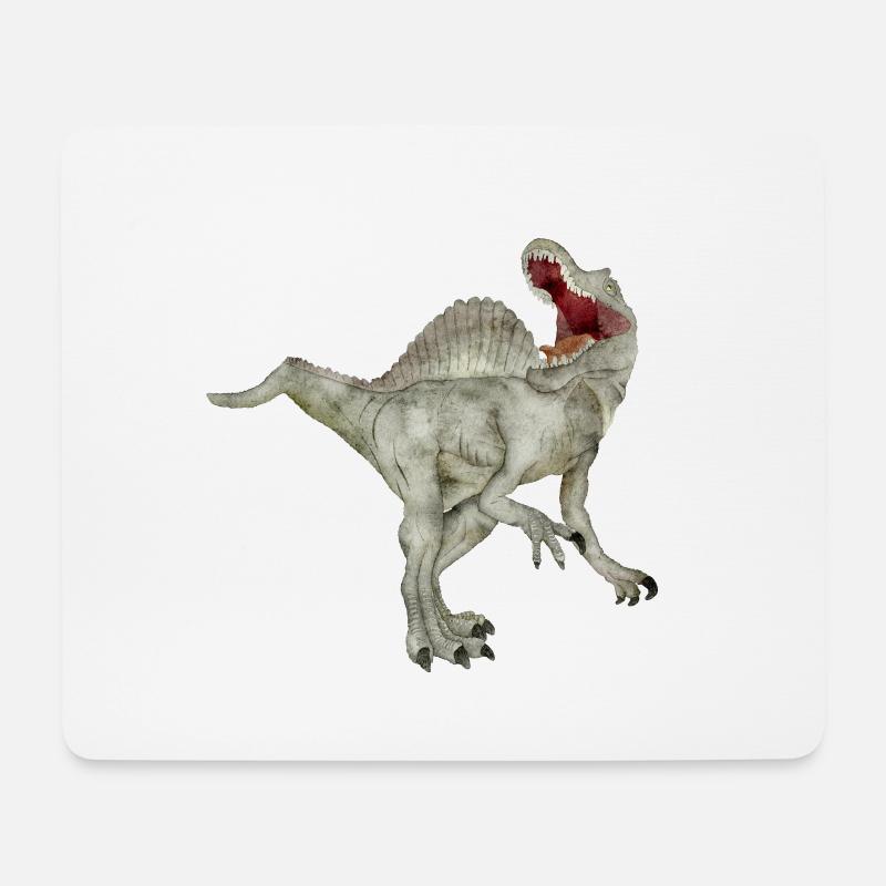 Spinosaurus - Mousepad (Querformat) - Weiß