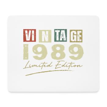 Vintage 1989 Original Cadeau Anniversaire 1989 - Tapis de souris (format paysage) - blanc - Devant