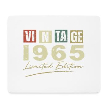 Jahrgang 1965 Original 1965 Jubiläumsgeschenk - Mousepad (Querformat) - Weiß - Vorne