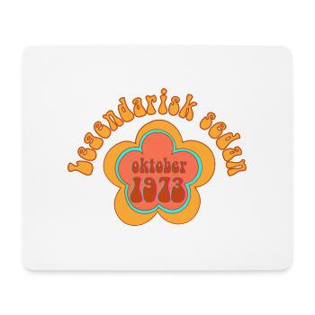 Legendär Seit Oktober 1973 Geboren Geburtstag - Mousepad (Querformat) - Weiß - Vorne