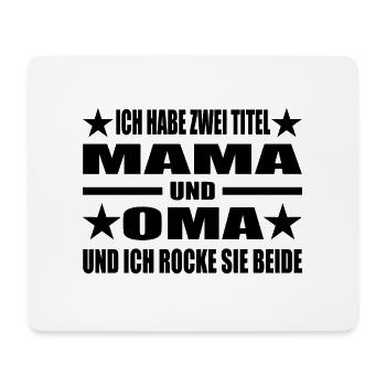 Mama - Mousepad (Querformat) - Weiß - Vorne