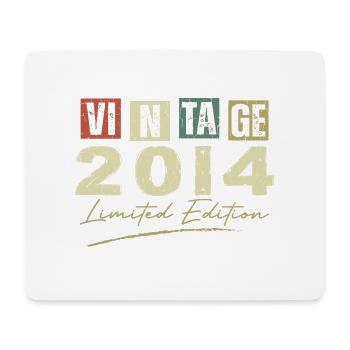 Vintage 2014 Original Cadeau Anniversaire 2014 - Tapis de souris (format paysage) - blanc - Devant