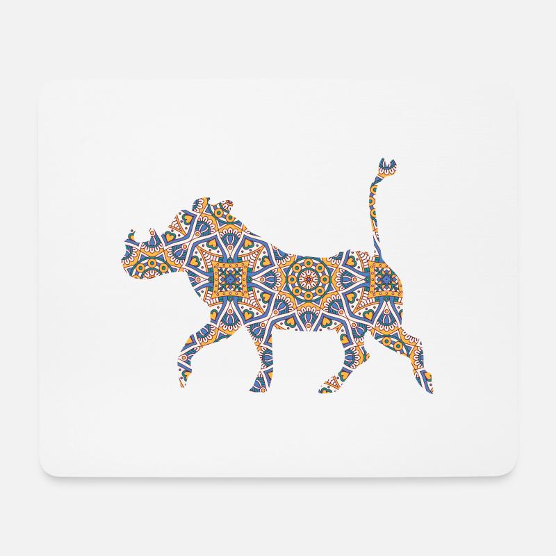 Pumba - Mousepad (Querformat) - Weiß