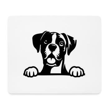 Boxer - Mousepad (Querformat) - Weiß - Vorne
