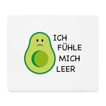 Avocado - Mousepad (Querformat) - Weiß - Vorne