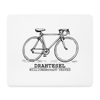 Vélo - Tapis de souris (format paysage) - blanc - Devant