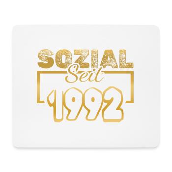 Social 1992 - Tapis de souris (format paysage) - blanc - Devant