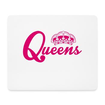 queens are born in july - Mousepad (Querformat) - Weiß - Vorne