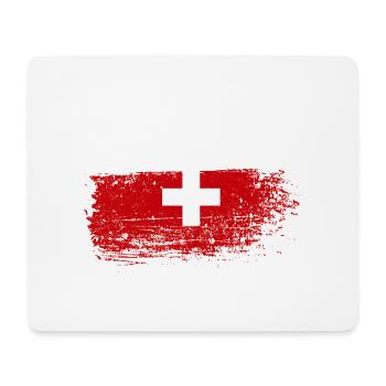US Stars Swiss Cross Fusion - Mouse Pad (horizontal) - white - Front