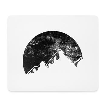 Moon - Mountain - (1) - Mouse Pad (horizontal) - white - Front