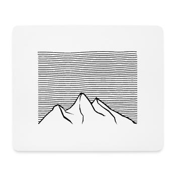 Mountain - (25) - Mouse Pad (horizontal) - white - Front