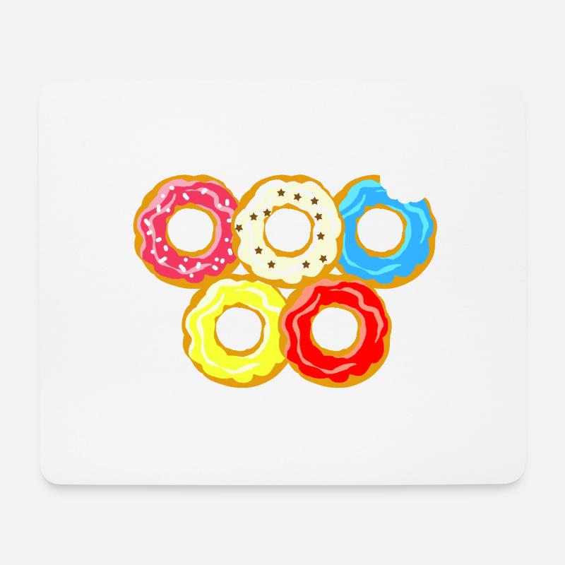donuts - Mouse Pad (horizontal) - white