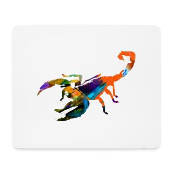 scorpion,colorful,painting,graffiti,illustration - Mouse Pad (horizontal) - white - Front