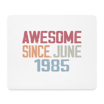 June 1985 June Retro June 1985 Birthday Gift - Mouse Pad (horizontal) - white - Front