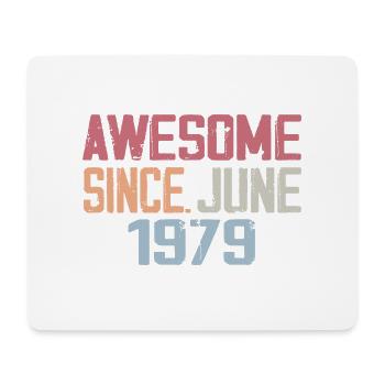 June 1979 June Retro June 1979 Birthday Gift - Mouse Pad (horizontal) - white - Front