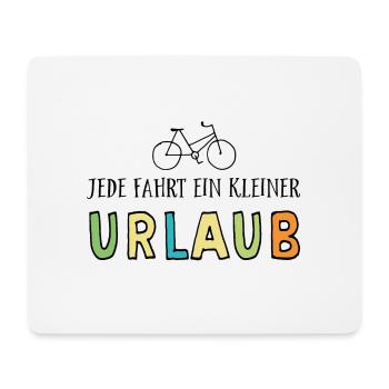 Radsport - Mousepad (Querformat) - Weiß - Vorne