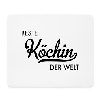 Beste Köchin der Welt - Mousepad (Querformat) - Weiß - Vorne