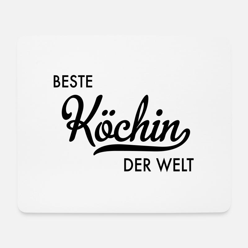 Beste Köchin der Welt - Mousepad (Querformat) - Weiß