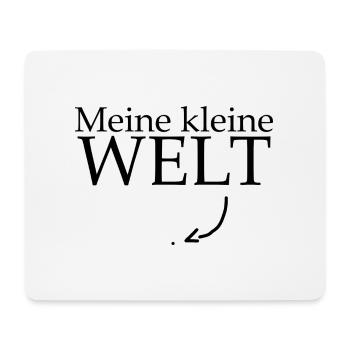 Meine kleine Welt - Mousepad (Querformat) - Weiß - Vorne