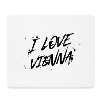I Love Vienna - Mouse Pad (horizontal) - white - Front