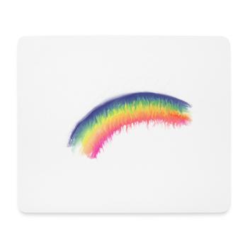 Rainbow Brush Sheet - Mouse Pad (horizontal) - white - Front