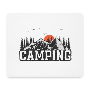 Camping Campen Camper - Mousepad (Querformat) - Weiß - Vorne