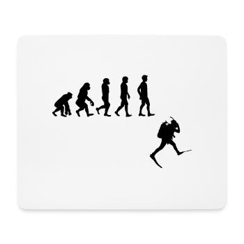 Evolution Freitauchen Freitauchen Plongée - Mousepad (Querformat) - Weiß - Vorne