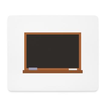 School blackboard - Mouse Pad (horizontal) - white - Front