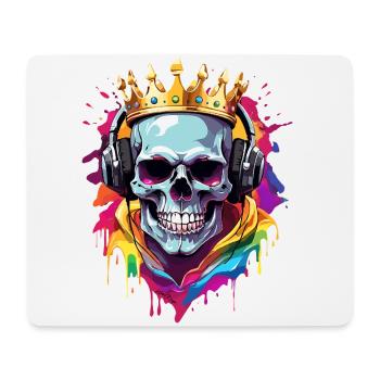 Kopfhörer - Mousepad (Querformat) - Weiß - Vorne