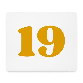 19 - Mouse Pad (horizontal) - white - Front