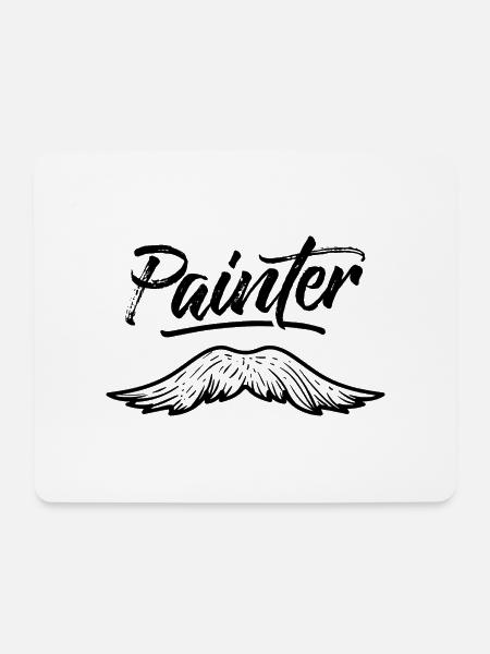 Maler Lackierer Malen Beruf Malerbetrieb - Mousepad (Querformat) - Weiß
