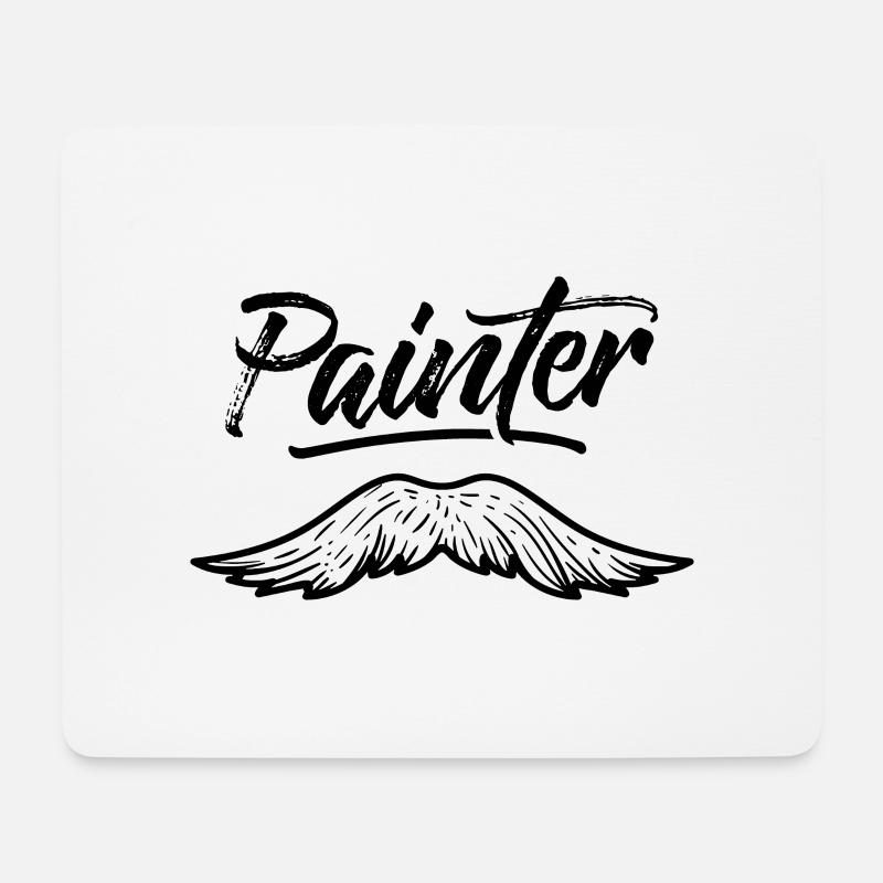 Maler Lackierer Malen Beruf Malerbetrieb - Mousepad (Querformat) - Weiß