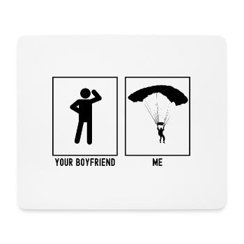 Your Friend - Me - Paragliding Activity Re - Mouse Pad (horizontal) - white - Front