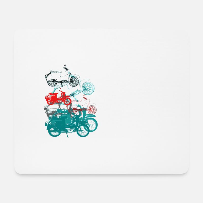 viele Schwalben - Mousepad (Querformat) - Weiß