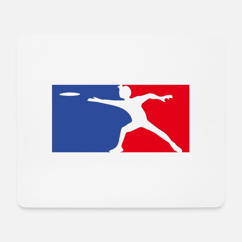 Ultimate Frisbee Sport USA - Mousepad (Querformat) - Weiß