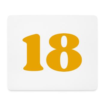 18 - Mouse Pad (horizontal) - white - Front