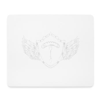 Armoiries de la saucisse Bratwurst - Tapis de souris (format paysage) - blanc - Devant