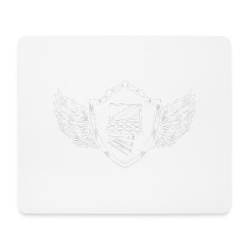 Make Up Kosmetik Wappen - Mousepad (Querformat) - Weiß - Vorne