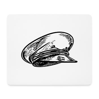 Cap Costume Replacement Fairing Peaked Cap - Mouse Pad (horizontal) - white - Front